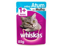 Whiskas Sachê para Gatos Adultos Sabor Atum - 85g