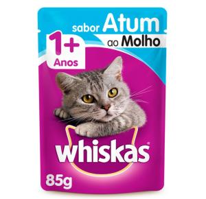 Whiskas Sachê para Gatos Adultos Sabor Atum - 85g