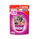 Whiskas Sachê para Gatos Filhotes Sabor Carne ao Molho - 85g