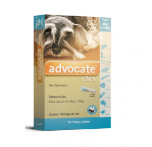 Advocate Antipulgas  Cães de 4kg a 10 kg (1pipeta)