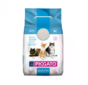 Areia Higiênica Progato para Gatos Sensitive 1,8kg