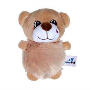 Brinquedo Jolitex Homepet Urso De Pelúcia Para Cães 16cm 