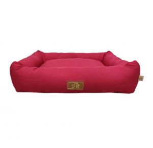 Cama Vermelha Retangular para Cães e Gatos Tamanho GG - Fabrica Pet