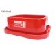 COMEDOURO PLASTICO ANTI-FORMIGAS  CAES E GATOS GG - VERMELHO 1900ML BRINQ PET