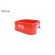 COMEDOURO BEBEDOURO PARA GATO CACHORRO -P - VERMELHO 350 ML BRINQ PET