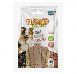 Petisco Fit Stick Chia, Quinoa e Linhaça para Cães 60Gr - Mister Bone