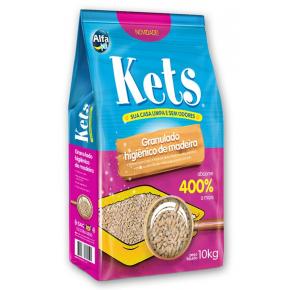 Granulado Higiênico De Madeira  Alfa pets Kets  10kg