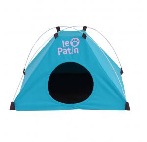 Cabana Pet De Tecido Azul para Cães e Gatos 53cm - Le Patin