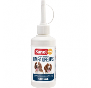 Limpa Orelhas Sanol Dog para Cães