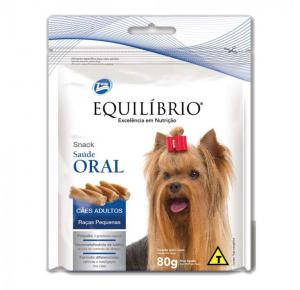Petisco Equilibrio Snack Saúde Oral Para Cães Raças Pequenas - 80 G