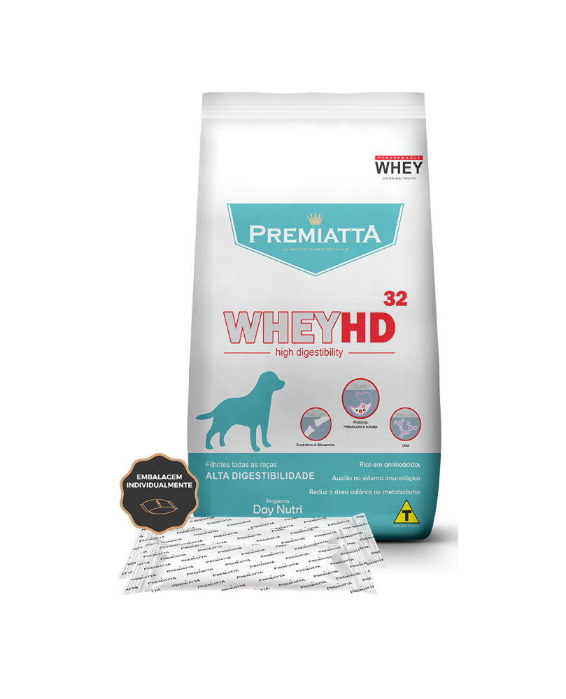 Ração Premiatta WheyHD Para Cães Filhotes de Todas as Raças 6kg