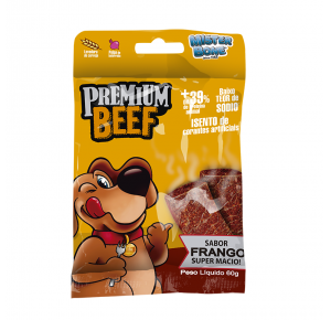 Premium Beef Sabor Frango 60g Mister Bone