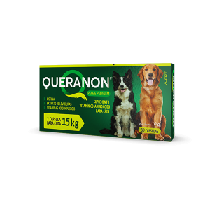 Suplemento Queranon Pele e Pelagem 30 cap 10gr - Avert