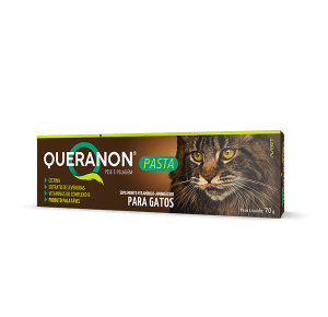 Suplemento Queranon Pele e Pelagem Pasta para Gatos  70Gr - Avert