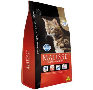 Ração Farmina Matisse Carne e Arroz para Gatos Adultos 7.5kg