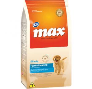 Ração Max Cães Filhotes Cordeiro, Frango e Arroz 2kg