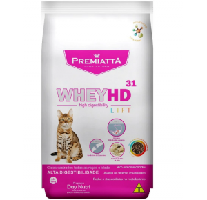 Ração Premiatta WheyHD Lift para Gatos Castrados 1kg