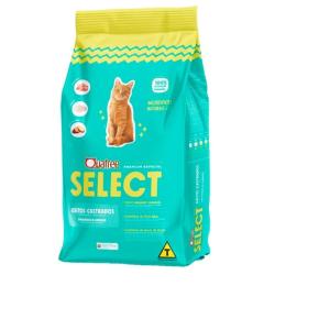 Ração Quatree Select Gatos Castrados Frango e Arroz  1kg