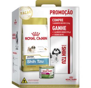 Ração Royal Canin Shih Tzu - Cães Filhotes - 2.5kg - Combo