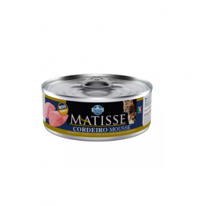 Ração Úmida Lata Matisse para Gatos Mousse Cordeiro 85g