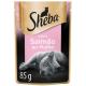 Ração Úmida Sheba Sachê para Gatos Adultos Sabor Salmão 85g