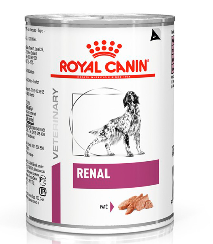 Ração Úmida Royal Canin Veterinary Renal para Cães com Insuficiência Renal Crônica 410g