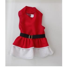 Vestido  de natal para cães chickão - M 33x64cm